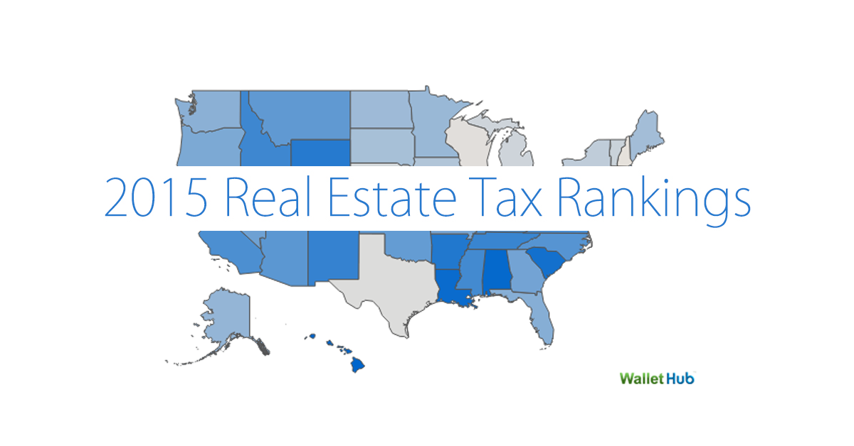 2015 Real Estate Tax Rankings