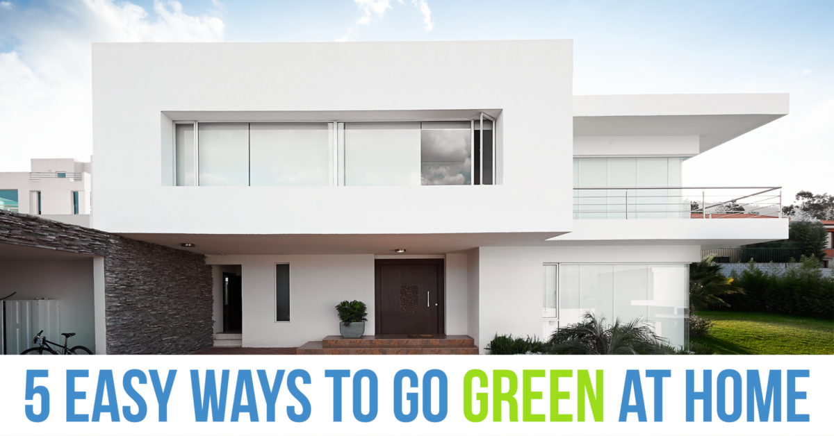 5 Easy Ways To Go Green Around The House